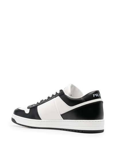 Shop Prada Downtown Low-top Sneakers In Schwarz