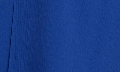 Karen Kane V-neck Layered Asymmetrical Tank In Blue