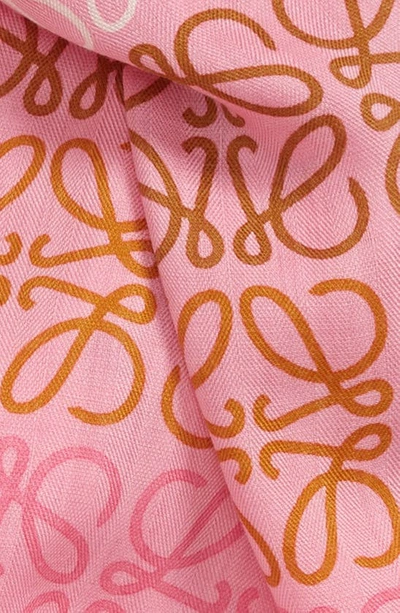 Shop Loewe Anagram In Pink Tulip/ Multicolor 7023