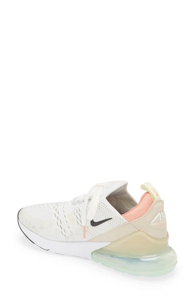 Shop Nike Air Max 270 Sneaker In White/ Black/ Sand/ Platinum