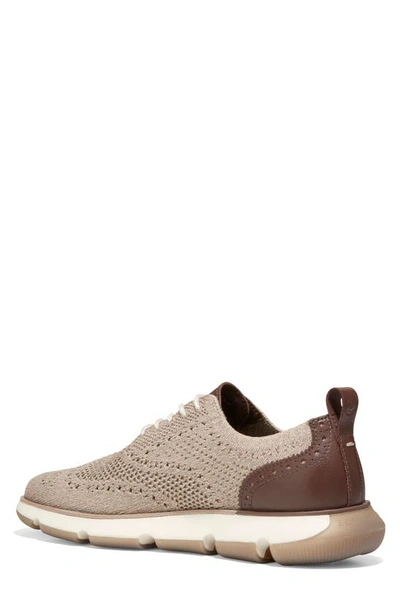 Shop Cole Haan Zerogrand Stitchlite Wing Oxford In Ch Mortar/