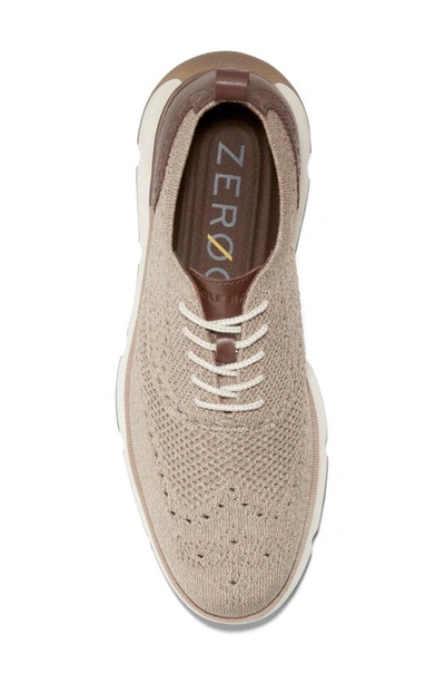 Shop Cole Haan Zerogrand Stitchlite Wing Oxford In Ch Mortar/