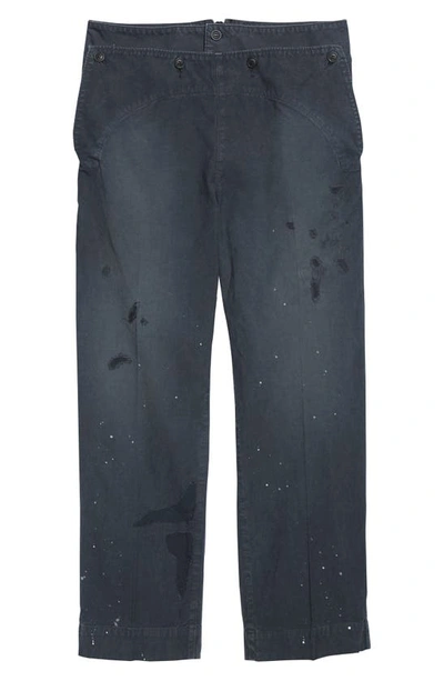 Holman Damaged Sailor Trousers In Black
