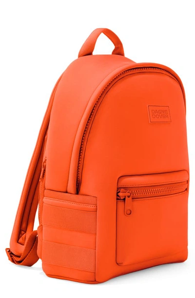 Shop Dagne Dover Medium Dakota Neoprene Backpack In Goji
