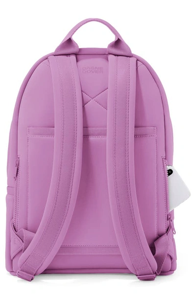 Shop Dagne Dover Medium Dakota Neoprene Backpack In Violet
