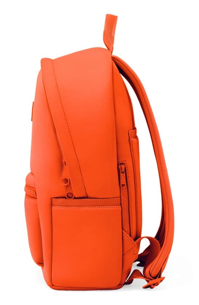 Shop Dagne Dover Medium Dakota Neoprene Backpack In Goji