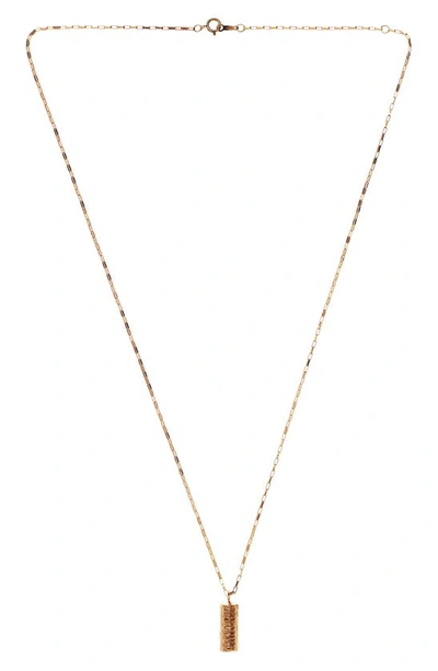 Shop Alighieri The Amore Pendant Necklace In Gold