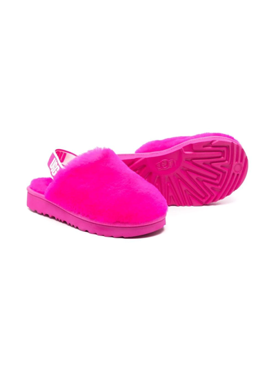 Shop Ugg Fluff Yeah Slingback Clogs In Pink