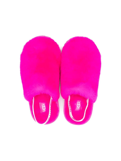 Shop Ugg Fluff Yeah Slingback Clogs In Pink