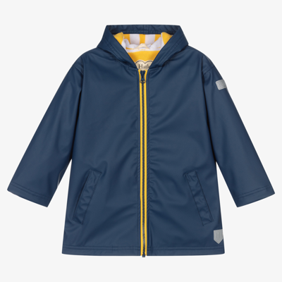 Shop Hatley Navy Blue & Yellow Raincoat