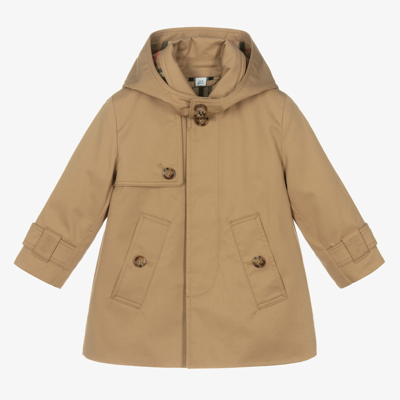 Shop Burberry Baby Boys Beige Trench Coat