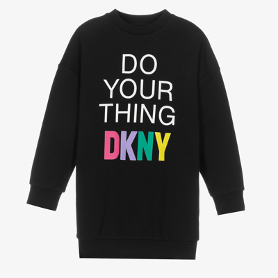 Shop Dkny Girls Teen Logo Sweatshirt Dress