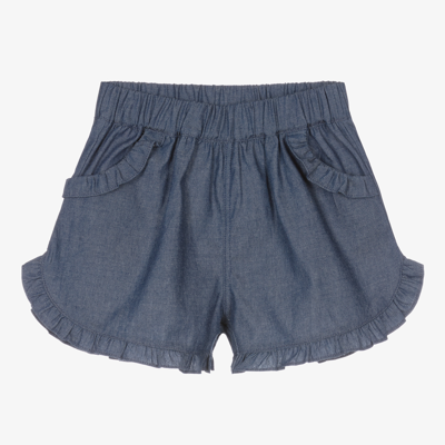 Shop Joyday Girls Blue Chambray Shorts