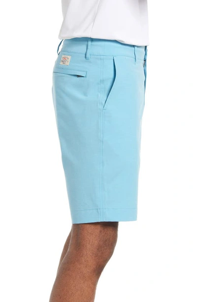 Shop Faherty Belt Loop All Day Hybrid Shorts In Summer Teal