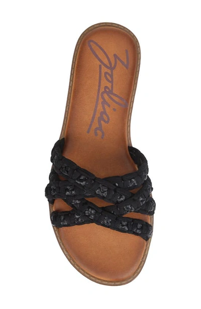 Shop Zodiac Cerina Woven Slide Sandal In Black