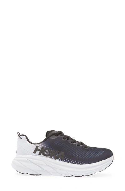 Shop Hoka Rincon 3 Running Shoe In Black / White