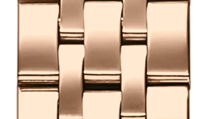 Shop The Posh Tech Tess Stainless Steel Apple Watch® Watchband In Rose Gold