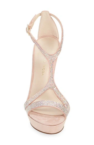 Shop Pelle Moda Onora T-strap Sandal In Blush