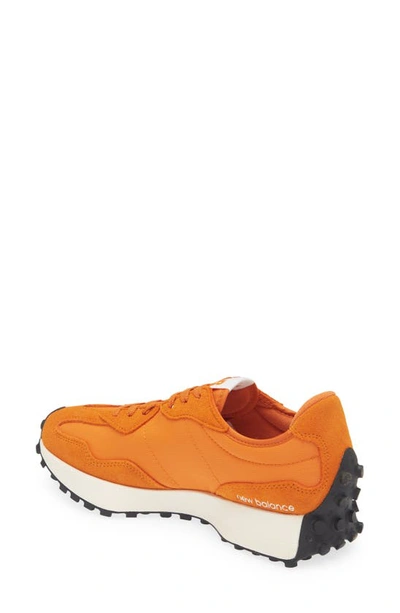 Shop New Balance 327 Sneaker In Vintage Orange/ White
