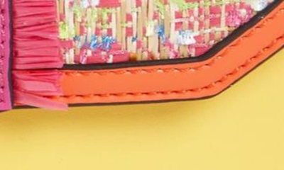 Shop Aldo Rheana Straw Convertible Crossbody Bag In Pink Overflow