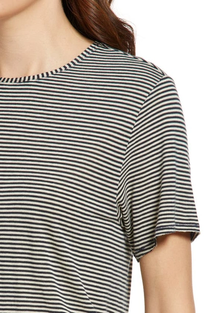 Shop Rag & Bone Michal Stripe T-shirt In Navy/ Multi