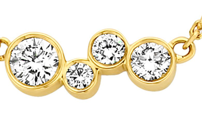 Shop Kimai Luna Lab Created Diamond Necklace In Yellow