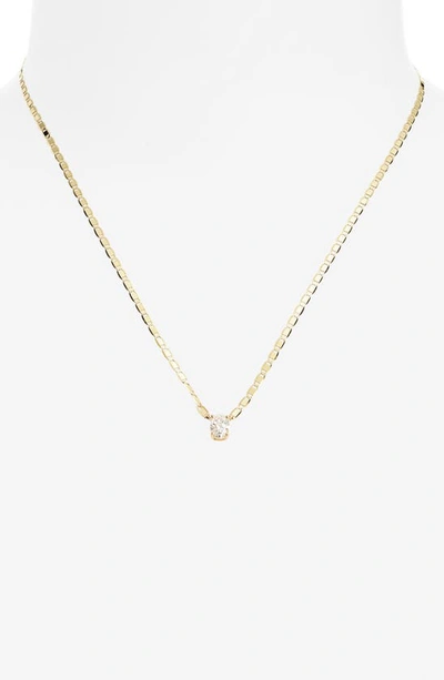 Lana Jewelry Solo Oval Diamond Malibu Necklace In Yellow
