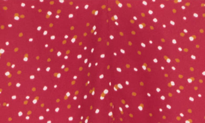 Shop Renee C Polka Dot Print Top In Red