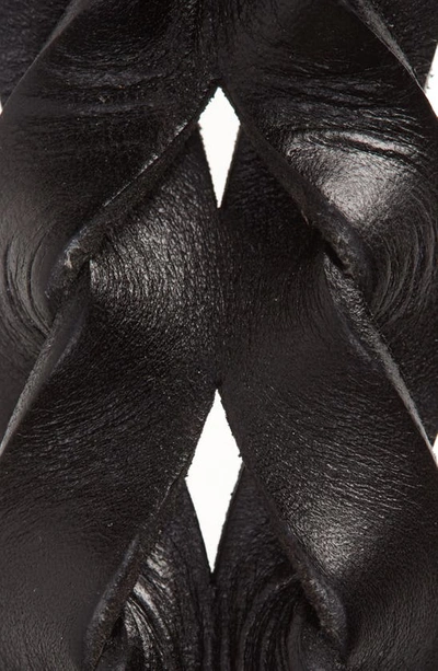 Shop Ted Baker Ceevil Woven Leather Belt In Black