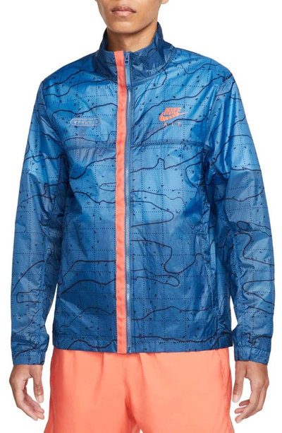 Nike Nsw Air Jacket In Dark Marina Blue/madder Root | ModeSens