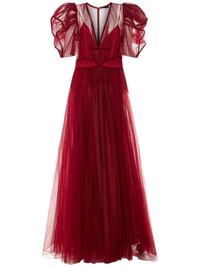 Shop Zuhair Murad Zuhmair Murad V In Red