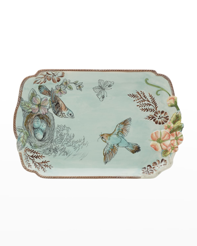 Shop Fitz And Floyd English Garden Hand-painted Serving Platter