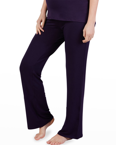 Shop Cache Coeur Maternity Serenity Lounge Pants In Blueberry