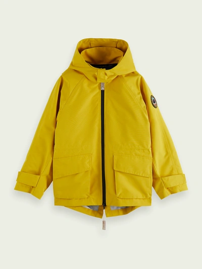 Shop Scotch & Soda Kids Jackets 8 Coloryellow In Yellow