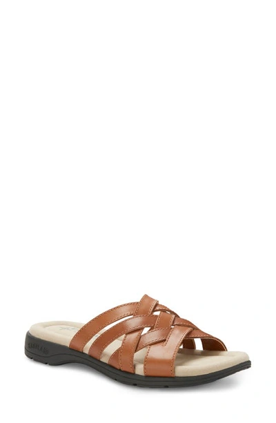 Eastland Woven Slip-on Sandal In Tan