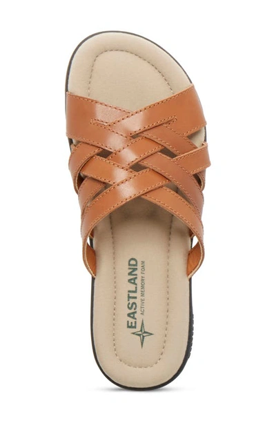 Eastland Woven Slip-on Sandal In Tan