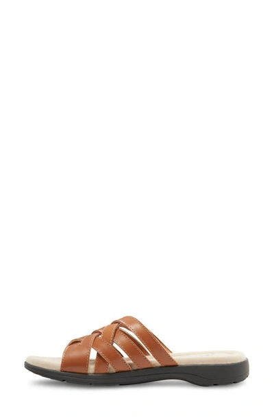 Eastland Woven Slip-on Sandal In Tan