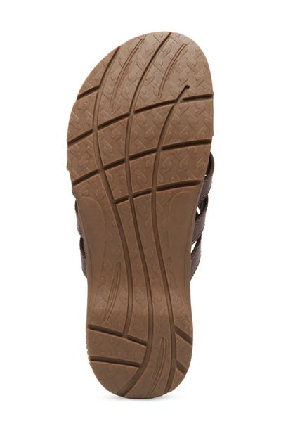Eastland Hazel Woven Sandal In Brown