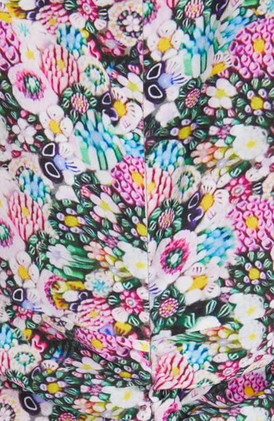 Shop Isabel Marant Aliniza Floral Print Silk Dress In Pink