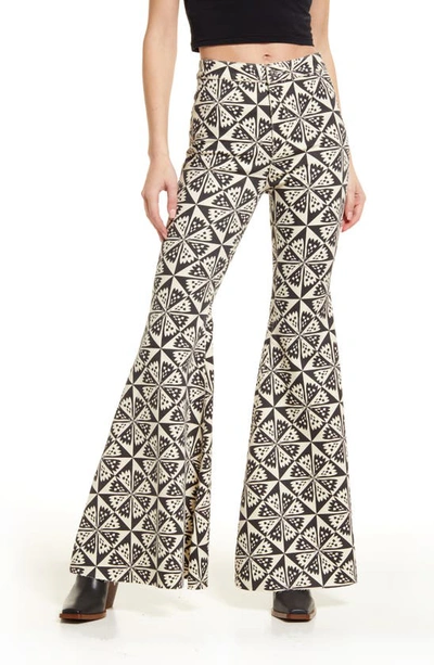 Free People Just Float On Printed Flare Jeans By We The Free in