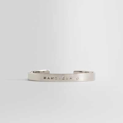 Shop Mm6 Maison Margiela Woman Silver Bracelets