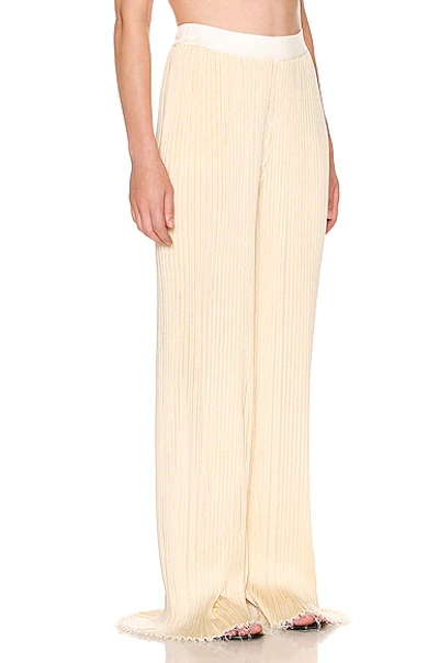 The Row Lucero Pant In Natural Light Yellow