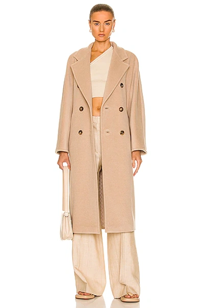 Shop Max Mara Madame Coat In Sand