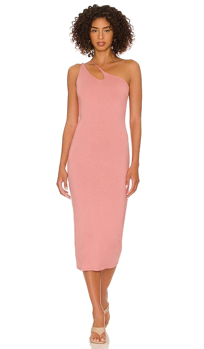 Shop Not Yours To Keep Aidan Midi Dress In Rose