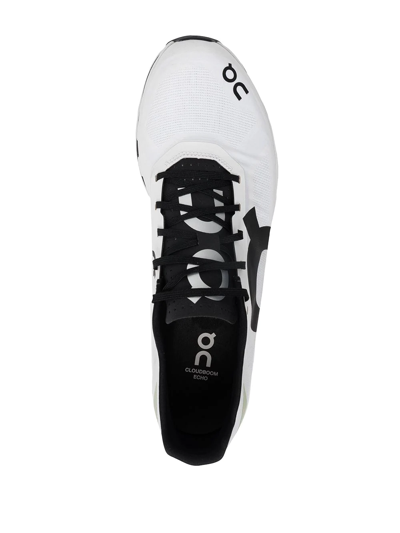Shop On Running Cloudboom Echo Lace-up Sneakers In Black