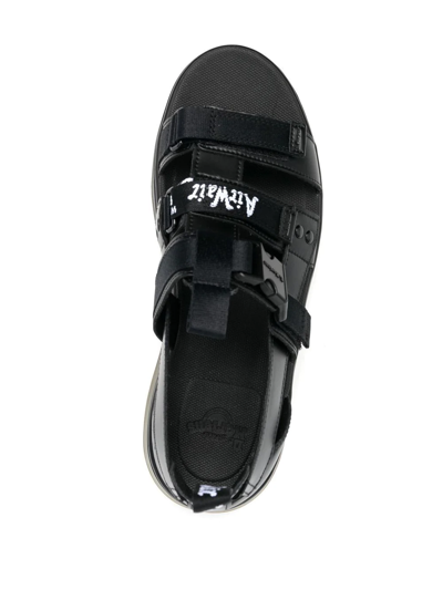 Shop Dr. Martens' Pearson Open-toe Sandals In Black