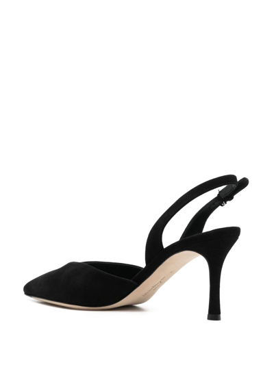 Ferragamo Slingback In Schwarz
