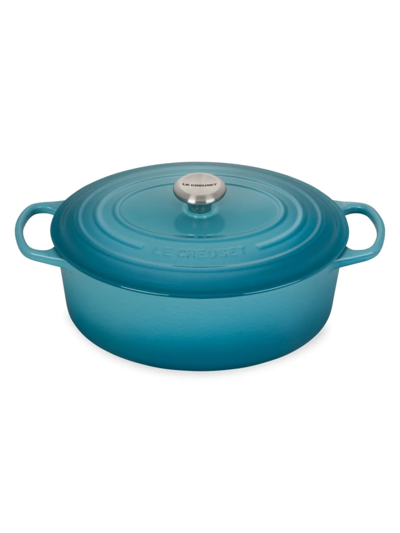 Shop Le Creuset 6.75-quart Signature Cast Iron Oval Dutch Oven