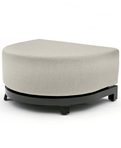 Shop Agio Closeout! Deco Outdoor Ottoman, Created For Macy's In Outdura Remy Cloud