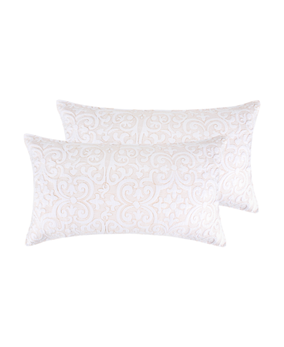 Levtex Sherbourne Quilted Stitch 2-pc. Sham Set, King In Cream